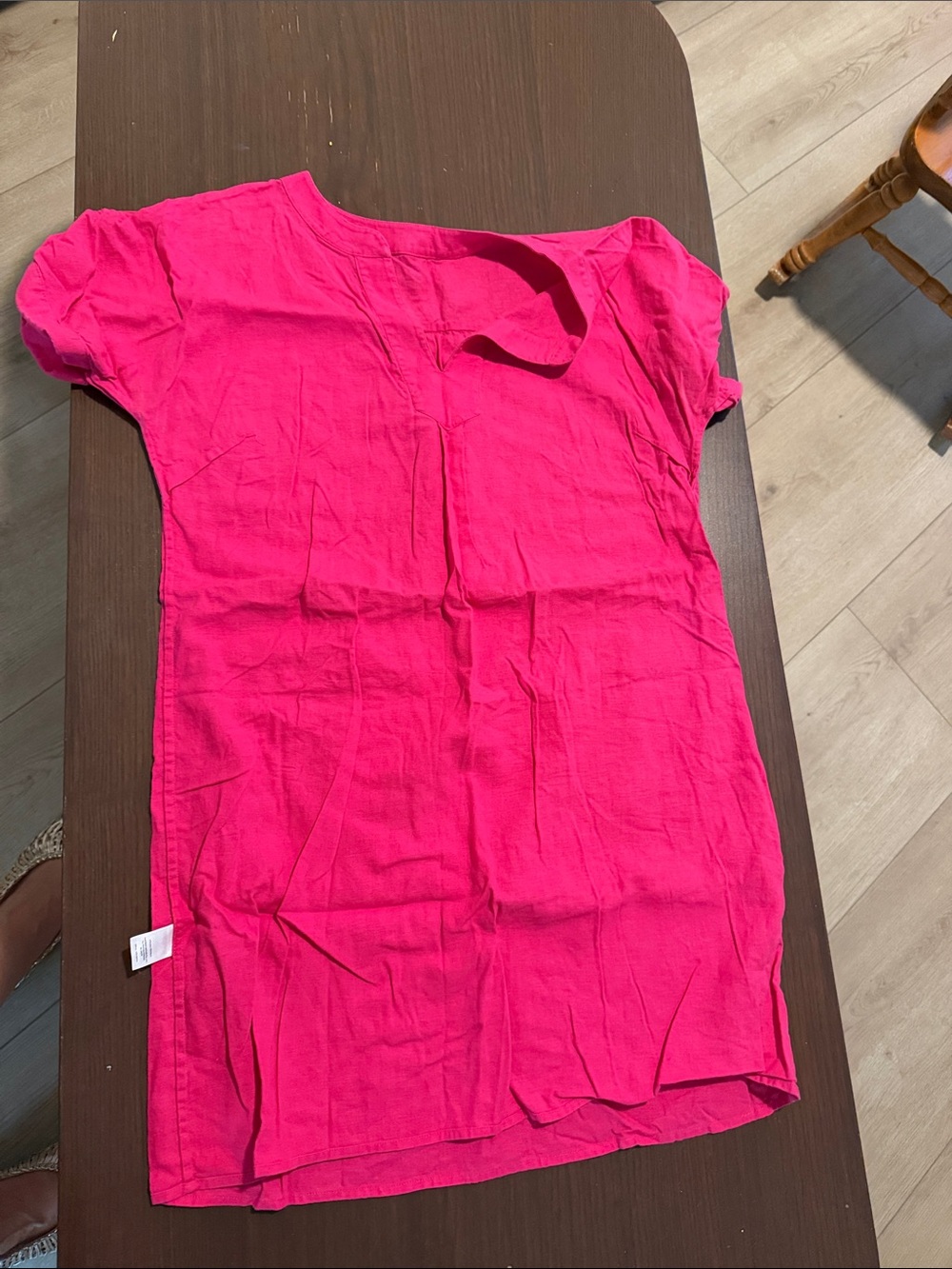 Vineyard Vines Hot Pink Short Sleeve Tunic